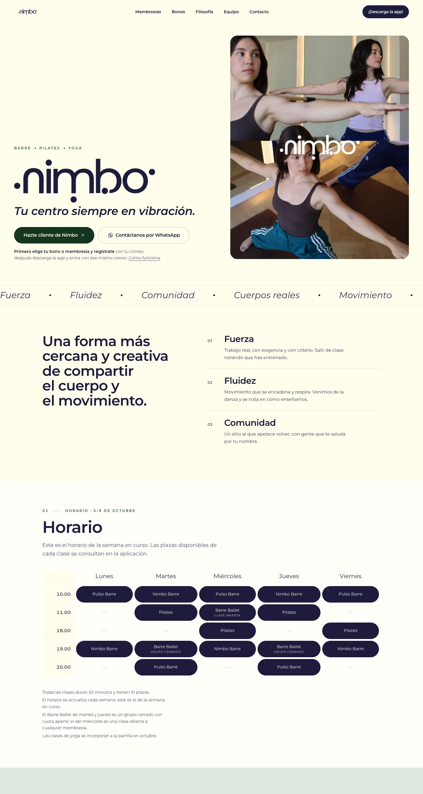 Captura de la web de Nimbo